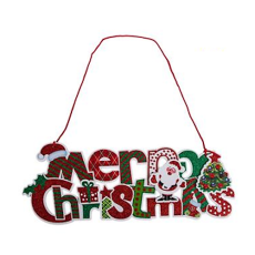 Christmas Merry Christmas Plque 40cm